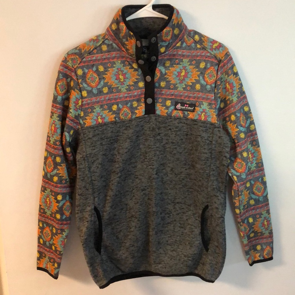 BNWOT Simply Southern Seahorse and Turtle Pullover🐢
